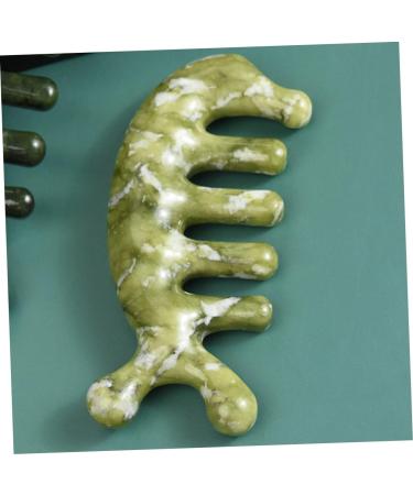 BCOATH Jade Massage Comb Premium Body & Scalp Massage Tool for Relaxation | International Shipping Available - Buy Online on GoSupps.com