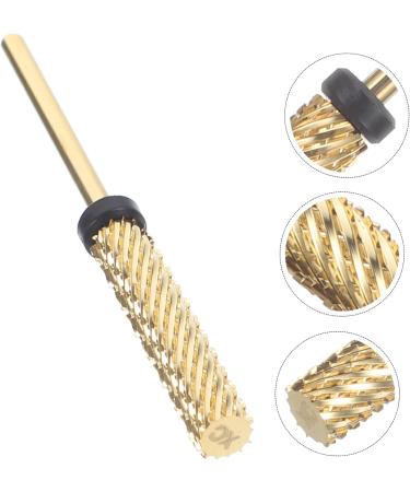 minkissy Drills Cuticle Drill Bits Manicure Supplies Acrylic Drill Bits Nail Tungsten Steel Accessories 0.56x0.56x5.05cm As Shown2 - Buy Online on GoSupps.com