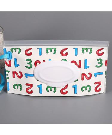 Reusable Self-Closing Wet Cloth Bag - Ideal for Face Towels Makeup Remover and Flusable Toilet Towels | Eco-Friendly & Travel-Friendly - Buy Online on GoSupps.com