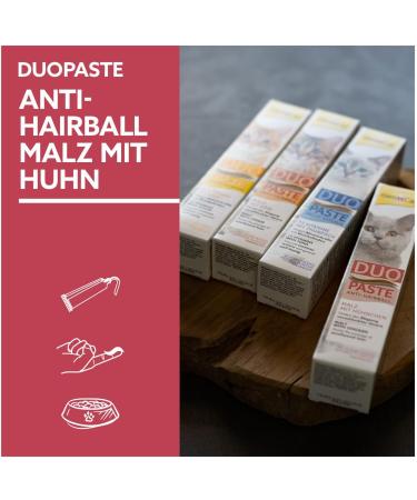 GimCat Duo Paste Anti-Hairball Malt & Chicken - 50g Cat Snack for Hairball Control | Shop Internationally - Buy Online on GoSupps.com