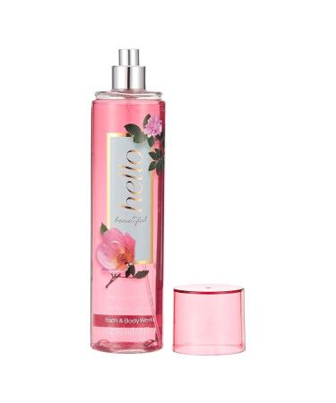 Bath & Body Works Hello Beautiful Fine Fragrance Mist 8 Oz White Gardenia Jasmine Petals Magnolia Blossom Pink Nectarine Cotton Musk 8 Fl Oz (Pack of 1) - Buy Online on GoSupps.com