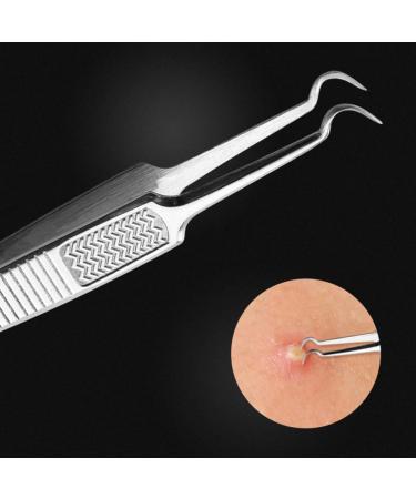 Baluue 3pcs Clip Pimple Extractor Kit Whitehead Removal Tool Pimple Tool Silver Stainless Steel - Buy Online on GoSupps.com