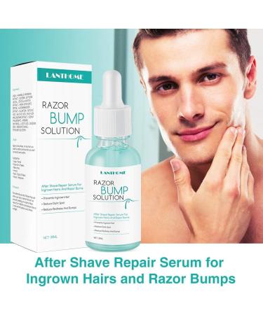 Razor Bumps Solution Skin Ingrown Hair Solution Bumps Reduce Redness Dark Spot 30ml - Buy Online on GoSupps.com