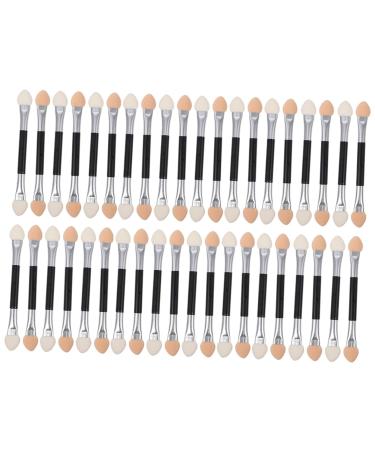 Angoily 40pcs Latex Eye Shadow Stick Sponge Prom Cosmetics Eye Shadows Brush Miss Long Handle Makeup Tools