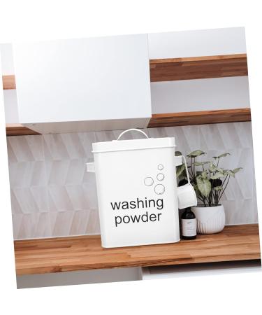 Healeved Washing Storage Bucket Toilet Lid Covers Laundry Bin Snack Containers Dispenser Wrought Iron - Buy Online on GoSupps.com
