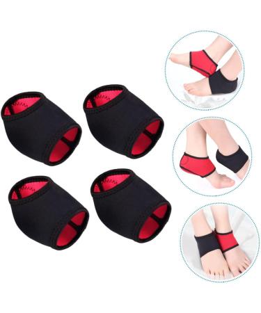FRCOLOR Heel Socks - 8 Pairs Non-Skid Heel Covers & Pads for Men & Women - Protective Foot Support & Pressure Relief - Buy Online on GoSupps.com