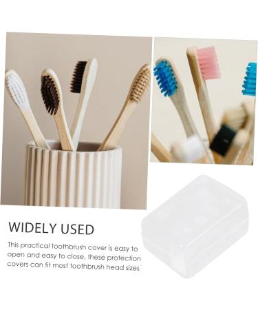 Buy Tovinanna 20-Piece Natural Travel Toothbrush Set with Straw Covers - Universal Caps for Dust Protection | Eco-Friendly Toothbrush Accessories - Buy Online on GoSupps.com
