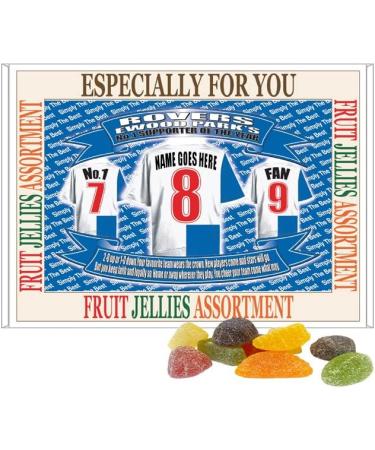 Blackburn Football Shirt Personalised Gift Boxed Sweets - Buy Online on GoSupps.com