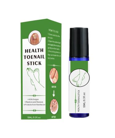 Esncddym Cracked Toenail Repair Roll On Cuticle Oil Health Toenail Stick Roller 0.3 ml Natural Soothing Softening Nail Repair Deep Penetration Nourish For Foot & Hand Care