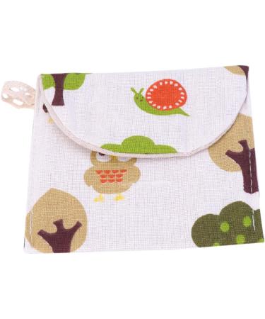 Milisten 8pcs Cotton Sanitary Napkins Bag Pouch - Women's Nursing Pad Holder Purse for Girls - Buy Online on GoSupps.com