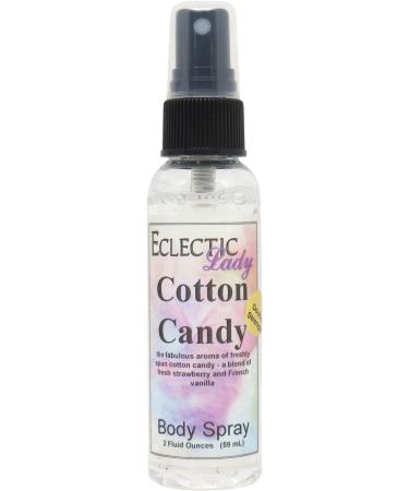 Cotton Candy Body Spray (Double Strength) 2 ounces Body Mist for Women with Clean Light & Gentle Fragrance Long Lasting Perfume with Comforting Scent for Men & Women Cologne with Soft Subtle Double Strength 2 Fl Oz (Pack of 1)