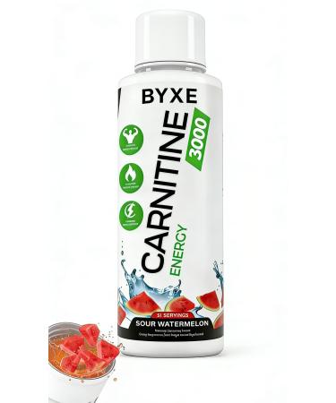 BYXE Liquid-Carnitine 3000 Contains Carnitine Energy Supplement Pre Workout Formula with Acetyl Carnitine and Carnitine Tartrate Muscle Support Supplement 16 fl.oz 473ml