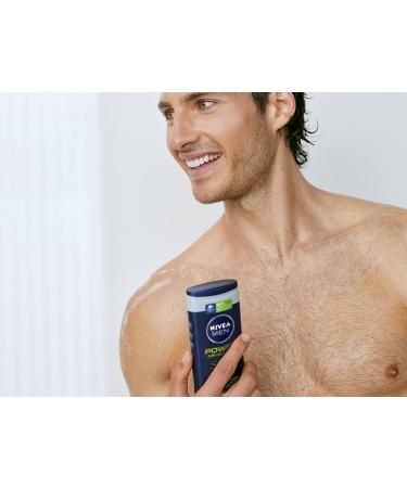 Nivea - Shower Gel For Men Power Fresh - 250 ml Power Fresh Biodegradable Formula - Buy Online on GoSupps.com