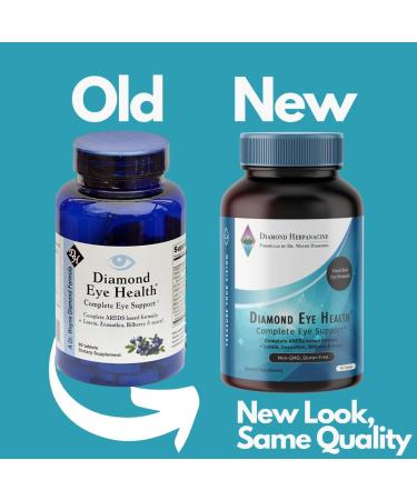 Diamond Eye Health - Natural Vitamins for Complete Eye Support - Healthy Eye Vitamins - Eye Health Vitamins to Help Preserve Aging Eyes - Vegan Gluten-Free Dairy-Free - (90 Count) - Buy Online on GoSupps.com