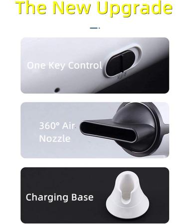 Cordless Hair Dryer Rechargeable Travel Hair Dryer Portable Lightweight Hair Dryer 3 Hot/Cold Settings Gift for Women - Buy Online on GoSupps.com