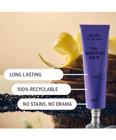 AKT THE DEODORANT BALM | SC.03 THE ONSEN | 50ml | Vetiver Lavandin Yuzu - Buy Online on GoSupps.com