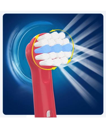 WuYan Kids' Toothbrush Head for Oral B Children Electric Tooth Brush Heads Compatible for Braun Replacement Brush Heads Compatible for Dual Clean Precision Clean White Clean Pack of 8 8pcs - Buy Online on GoSupps.com