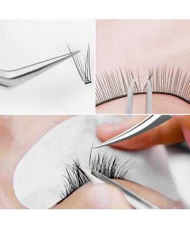 CGBE Curved Tweezers Set for Individual & Volume Lashes | Professional Precision Lashing Tweezers with Storage Case - Buy Online on GoSupps.com