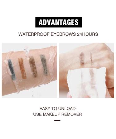 Buy Long Lasting Black Eyebrow Pencil | Waterproof & Smudge-proof Eye Makeup for a Perfect Look - International Shipping Available - Buy Online on GoSupps.com
