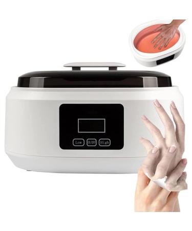 HLGKBY Wax Melting Pot, Paraffin Wax Bath for Hands and Feet with Temperature Display, 3500ML Paraffin Wax Warmer, Two-Speed ??Temperature Adjustment