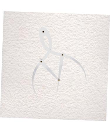 FOMIYES Microblading Ruler 2pcs Eyebrow Stencil Ruler Grooming Stencil Shaper Eyebrow Ruler Template Tool Stainless Steel - Buy Online on GoSupps.com