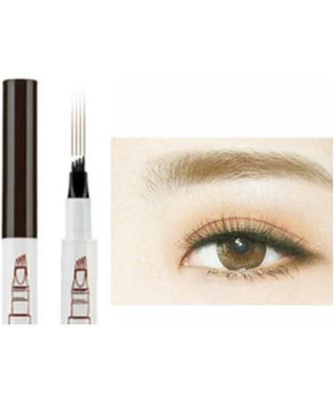 Verdant Touch Liquid Eyebrow Pen Brown 4 Points Waterproof Professional - Buy Online on GoSupps.com