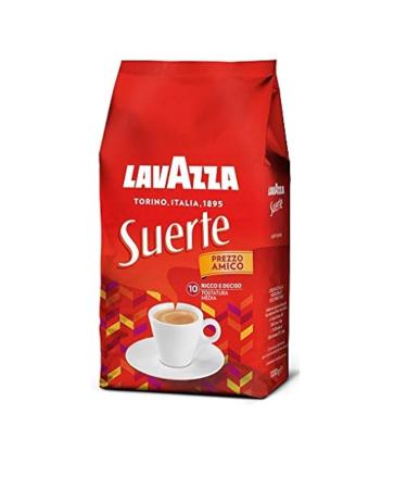 LAVAZZA Suerte Coffee Grains de café italien 1 kg