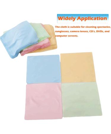 100pcs Microfiber Glasses Cleaning Cloth - Washable & Reusable Eyeglass Lens Cleaner for Sunglasses Cameras & Screens | International Shipping Available - Buy Online on GoSupps.com