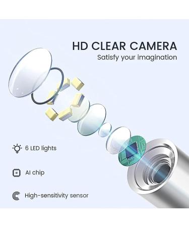 QIYUDS Ear Wax Removal - 4.5-inch Large-Screen HD Otoscope Ultra Clear View Ear Camera with Wax Remover 3.9mm Ear Endoscope with LED Lights Ear Cleaning Camera with Ear Sp with 32GTF Card - Buy Online on GoSupps.com