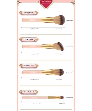 Panysilioer Make-Up Brush 9 Pieces Foundation Brush Mixing Face Powder Brush Concealers Eyeshadow Brush Set with Tube Black - Buy Online on GoSupps.com
