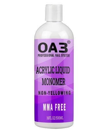 Ultra Adhesive Acrylic Liquid Monomer MMA FREE Non-Yellowing Strongest Adhesion (500mL Purple)