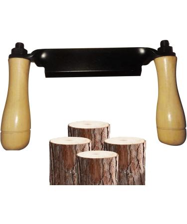 8-Inch Straight Train Knife - Premium Woodworking Tool with Wooden Handle for Trees Fences & More - Buy Online on GoSupps.com