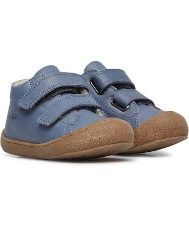 Naturino Cocoon VL-Leather First-Steps Shoes - 2 UK, Celeste - Buy Online on GoSupps.com