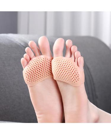Silicone Forefoot Pads - Metatarsal Honeycomb Cushions for Ultimate Foot Support - 4 Pairs - Buy Online on GoSupps.com