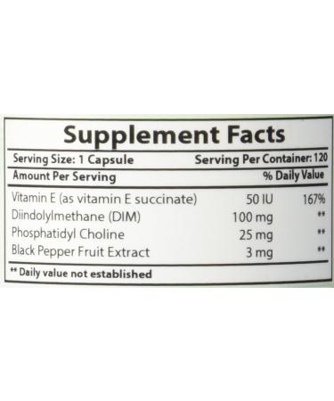 Best Naturals DIM Supplement 100mg - 120 Capsules for Estrogen Balance in Menopause & PCOS - Buy Online on GoSupps.com