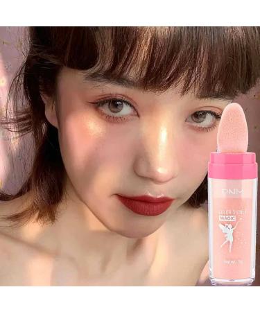 Makeup Highlighter Fairy Patting Powder Stick Highlighter - Shimmer Three-Dimensional Makeup Stick for Face Body Tmay 02#pink - Buy Online on GoSupps.com