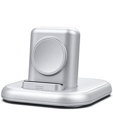 Conido Charging Stand for Apple Watch  Watch Charger Stand with Charging Cable  Magnetic Wireless Charging Station Compatible with Apple Watch SE Series 7/6/5/4/3/2/1/44mm/42mm/40mm/38mm- Silver - Buy Online on GoSupps.com