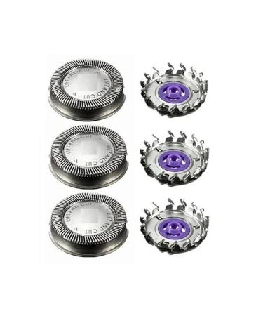 Lot De 3 T tes De Rasoir De Rechange Compatibles Avec Les Mod les Philips : HQ3 HQ4 HQ55 HQ56 HQ6900 HQ6675 HQ6695 HQ920 HQ6970 HQ6690 Et HQ902