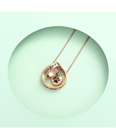 VCCWYQK Urn Pendant Necklace for Pet Ashes - Forever in My Heart Keepsake for Dogs & Cats - Buy Online on GoSupps.com