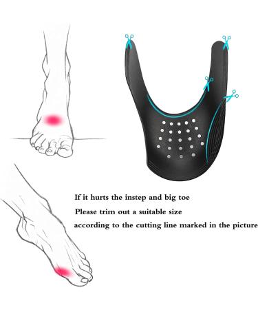 6 Pairs Anti-Wrinkle Shoe Crease Protectors for Air Force Shoes - Toe Box Guards for Sneakers and Casual Shoes - Prevent Creases on Men's 7-12/Women's 5-8 - Black/White - Buy Online on GoSupps.com