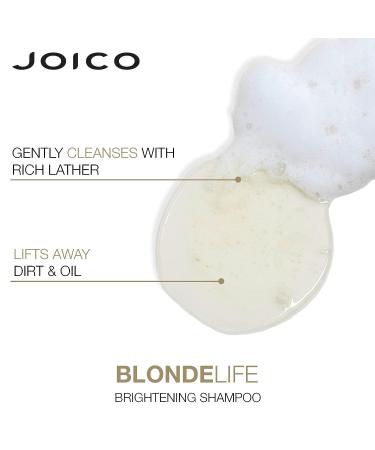 Joico Blonde Life Brightening Shampoo - Sulfate-Free Formula with Monoi & Tamanu Oil - 10.1 oz - Buy Online on GoSupps.com