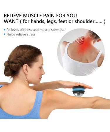 AHIER Cold Massage Roller Ball - Cold Therapy Relief for Back/Neck Pain, Deep Tissue Massage, and Inflammation - Removable Gel Ball for Muscle Recovery (Black) - Buy Online on GoSupps.com