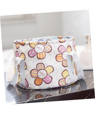 FRCOLOR 1pc Folding Water Basin Foldable Foot Basin Gallon Bucket Foldable Water Bucket Folding Foot Soak Basin Foot tub Collapsible wash Basin Foot Soaker Fishing Nylon Cloth Spa Travel - Buy Online on GoSupps.com