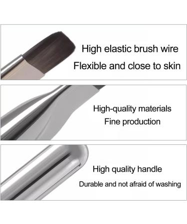 HASAGEI Ultra Thin Foundation Brush Foundation Makeup Brush Flat Top Ultra Thin Makeup Brush for Creamy Powdery or Liquid Foundation (3 Pieces) - Buy Online on GoSupps.com