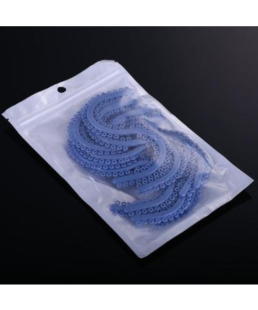 Dental Orthodontic Separator Ties - 700 Blue Elastic Ligature Rings/10 Sticks - Buy Online on GoSupps.com