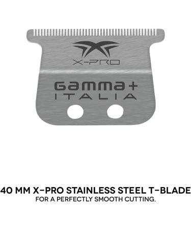 Gamma+ Cyborg Trimmer | Professional Men's Hair Cutter with Brushless Engine 180 Min Cordless Use 0 Distance Blade Settings & Durable Metal Housing - Buy Online on GoSupps.com