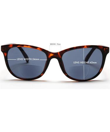 SAMBA SHADES Bifocal Sunglasses for Men & Women | Fashion Readers with Built-In Reading Lens | Brown 2.0x - Buy Online on GoSupps.com