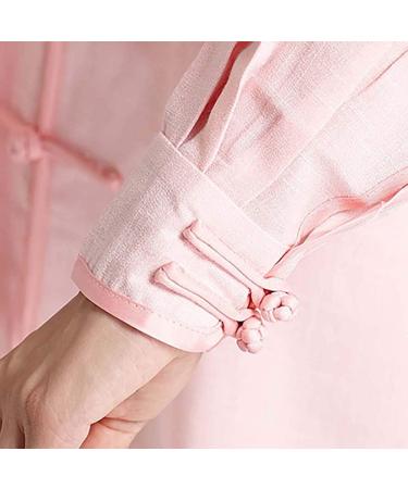 Unisex Adult Tai Chi Uniform - Traditional Chinese Kung Fu Suit - Pink - Medium - Buy Online on GoSupps.com