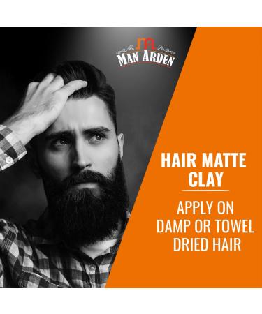 Hair Matte Clay - Professional Styling for Matte Finish | Medium to High Hold Adds Thickness & Texture | Non Greasy Re-Stylable 50gm - Buy Online on GoSupps.com