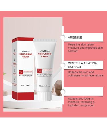 Emgmcp Daily Moisturizing Reverse Face Cream with Centella Asiatica (Cica) & Hyaluronic Acid Lightweight Fast-Absorbing Formula Firms & Reduces Wrinkles Low Irritation for All Skin Types (2pc) - Buy Online on GoSupps.com
